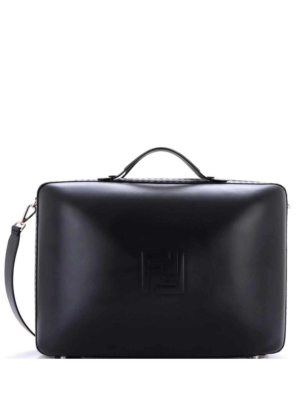 Fendi Ff Zip Around Travel Bag Leather #219627F17B